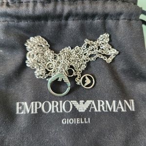 Emporio Armani simple silve chain, preloved